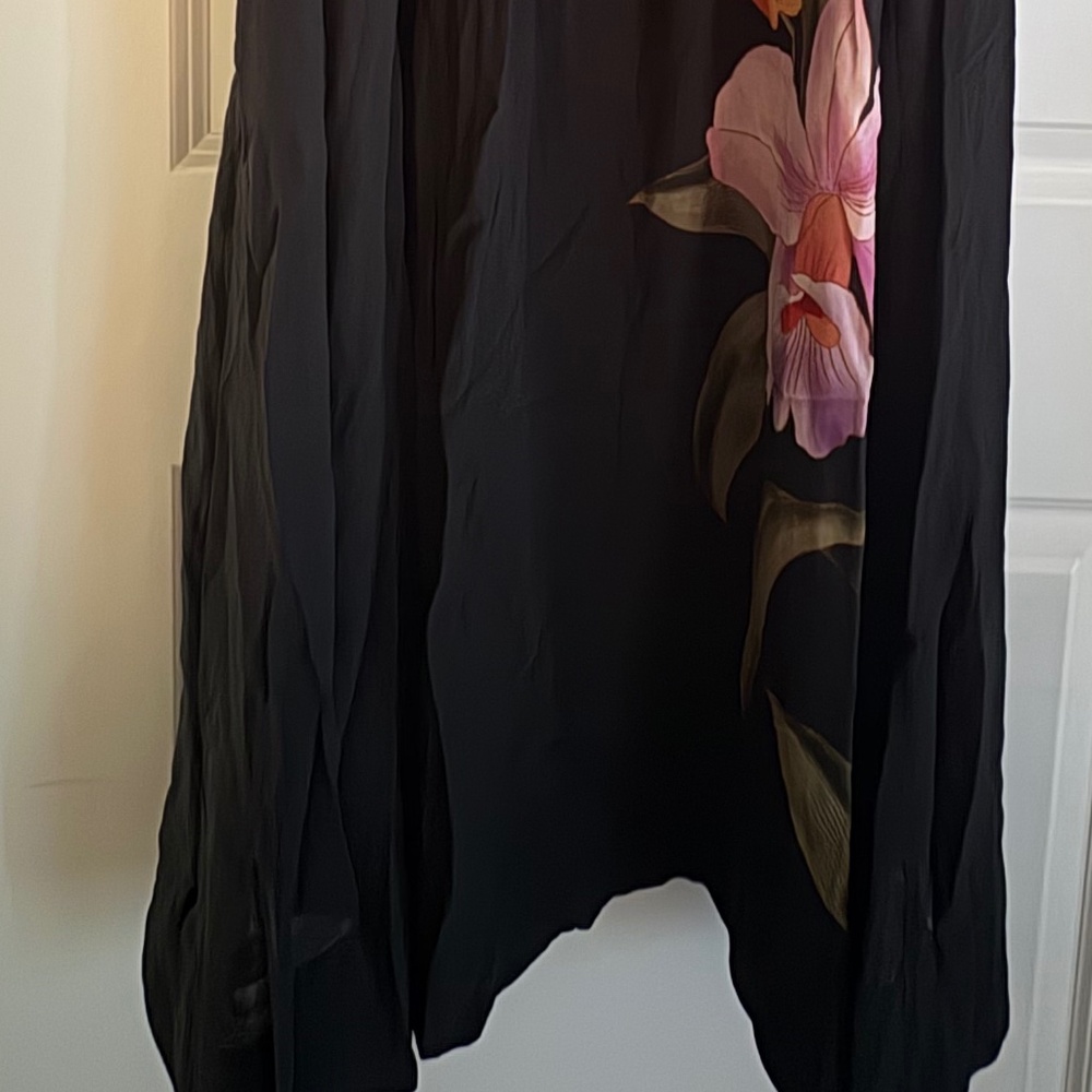 Farm Rio Floral Long Sleeve Midi Dress - Picture 5 of 9